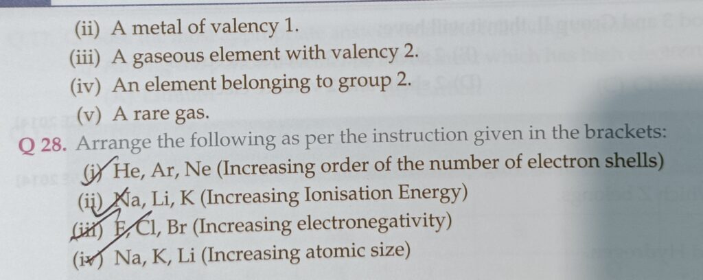 Periodic Properties and Variations of Properties