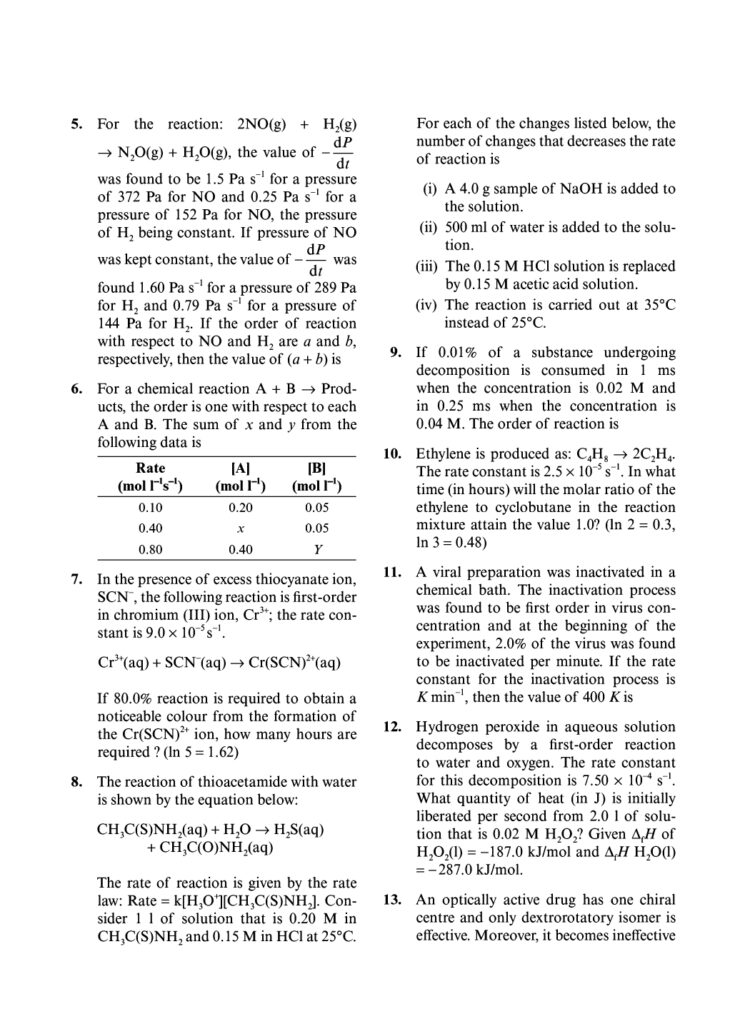 Advanced Problems In Physical Chemistry For Competitive Examinations PDFDrive removed 3 1 page 0042 ALL ABOUT CHEMISTRY