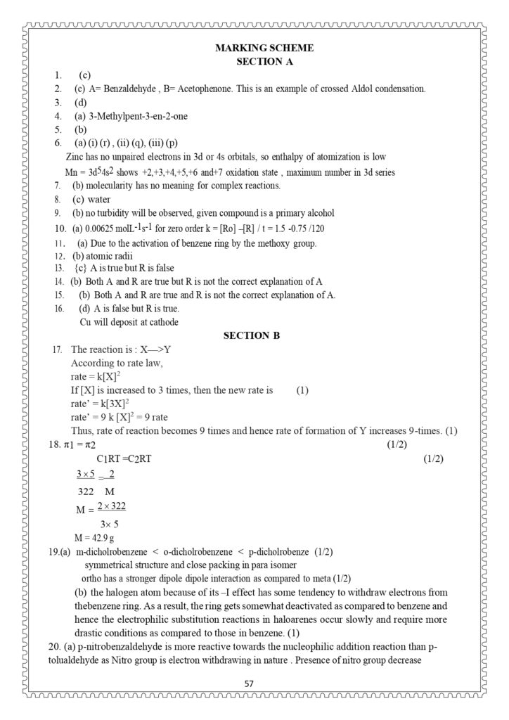 Class12 SAMPLE PAPERS page 0055 1 ALL ABOUT CHEMISTRY